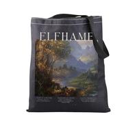 JNIAP Romantasy Gift The Cruel Prince Booktok Tote Bag Bookish Library Merch, Elfh-ame Tote Bag, One Size