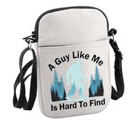 JNIAP Sasquatch Gift A Guy Like Me Is Hard To Find Crossbody Bag Cryptozoology Lover Gift, A Guy Like C Bag