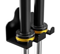 JNIHEEP Double Barbell Hanger Wall Mount,Garage Gym Bar Wall Rack,Vertical Barbell Mount Rack,Space Saving Commercial or Home Gym Accessory,Curl bar for Space Saving Commercial or Home Gym Accessory