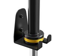 JNIHEEP Olympic Barbell Hanger,Garage Gym Bar Wall Rack,Vertical Barbell Mount Rack,Black Powder Coated,Space Saving Commercial or Home Gym Accessory,Holds Under 33mm Bar Size