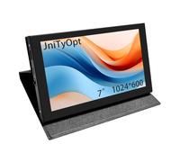 JniTyOpt 7inch HDMI Portable Display with Touch Screen - 1024*600 Resolution - Raspberry Pi 3/3B/3B+/4/4B & Mini PC Compatible