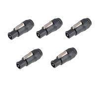 JNJOOD 20A 3 Core Waterproof Flame Retardant LED Display Aviation Power Plug Stage Lighting Beam Light Power Socket Head, Easy to Use B