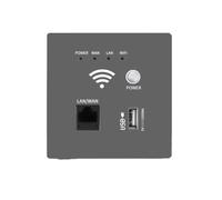 JNJOOD 300Mbps 2.4Ghz WIFI Router Wireless WiFi Socket RJ45 AP Relay Smart USB Socket Panel Embedded Wall WIFI Router C