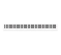 JNJOOD 88 Key Practice Keyboard Piano & Note Chart for Behind the Piano Keys,Guide Teaching Aid Note Chart for Beginner Student