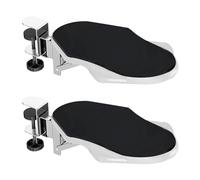 JNJOOD Computer Desk Arm Rest Pad Foldable Ergonomic Wrist Rest Support for Keyboard Armrest Extender Mouse Pad Holder Rack Desktop Hand Shoulder Protective Attachable Board Mousepad B