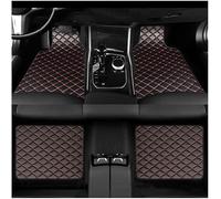 JNLIFT 4pcs Leather Car Floor Mats for RENAULT Kadjar 2016-2020 2021 2022 2023 2024+,All Season Durable Anti-Slip Auto Carpet Full Set,Front Rear Row Floor Mats Accessories,B/BlackRed