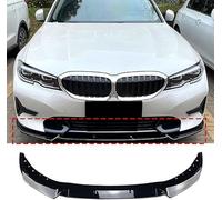 JNLIFT Car Front Bumper Spoiler Splitter for BMW 3 Series Early G20 G21 320i 325i 330i 2019-2022,Front Bumper Lip Protector Chin Replacement Splitter Diffuser Canard Body Kit,A/Gloss Black