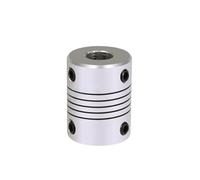 JNMING 1pc D19 L25 Aluminium Flexible Jaw Shaft Coupling CNC Stepper Motor Engraving 3D Printer Encoders Coupler(6mm X 7mm)