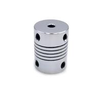 JNMING 1pc D19L25 Flexible Coupling Aluminium Jaw Shaft Coupler Encoders Stepper Motor Coupler(4mm X 6.35mm)