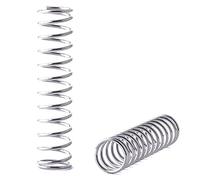 JNMING 2PCS Wire Diameter 1.5mm, Outer Diameter 16mm, Free Length 60-100mm, 304 Stainless Steel Coil Compression Compressed Springs, 1.5x16mm(Length 60mm)