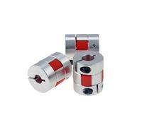 JNMING 4pcs D30L42 Series Flexible Plum Clamp Coupler OD 30x42mm Shaft Size CNC Jaw Shaft Coupling 8mm 10mm 12mm 14mm 16mm Coupler(10mm to 15mm)