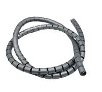 JNMING 5 Meters Spiral Cable Protection Sleeve 8mm to 20mm Diameters Wire Organizer Tube Electrical Cords Winding Wrap(Grey,28mm)