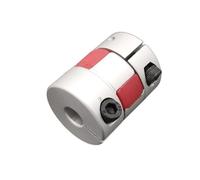 JNMING Aluminum 2 Jaws D14L22 Coupler 14x22mm Plum Flexible Shaft Coupling 3mm to 6.35mm Hole Connector(4mm to 5mm)