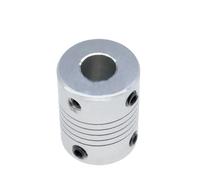 JNMING Aluminum Coupling 19mm Diameter 25mm Length Z Axis Flexible Coupling for Stepper Motor Coupler Shaft Couper(6.35X8mm)
