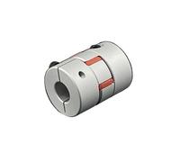 JNMING D20L25 Aluminum 3 Jaws Flexible Spider Coupling Motor Shaft Connection Coupler(4x6.35mm)