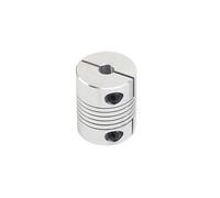 JNMING D25L30 Aluminum Alloy Elastic Coupling Winding Screw Motor Encoder Coupler(5x6.35mm)