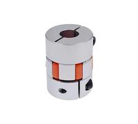 JNMING D30L40 Coupling 6mm 6.35mm 8mm 10mm 12mm 14mm Stepper Motor Shaft Coupler Flexible Jaw Spider Plum Shaft Coupler(6.35x12mm)