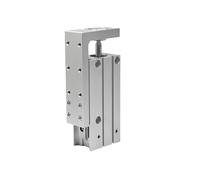 JNMING MXH6 MXH10 Rail Cylinder SMC Type Precision Pneumatic Cylinder Linear Side Rail Guide Rod Cylinder Stroke 20mm 40mm 50mm(MXH6-30)