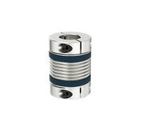 JNMING Shaft Coupling D55L72 Bellows Flexible Motor Coupler CNC Aluminium High Elasticity Universal Joint 3D Printer Cardan(10mm to 13mm)