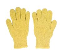 JNNJ 1 Pair Microfiber Car Wash Mitt, Anti-Streak & Anti-Scratch, Soft Absorbent, Yellow