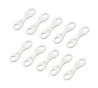 JNNJ 10 Pieces Automotive Car Metal Fuse Flat Strip, 150A Car Flat Fuse Strip Accessories Metal Silver Tone Dc 32V, Automotive Flat Fuse Strip Silver Tone Zinc Alloy Accessories Replacement Parts