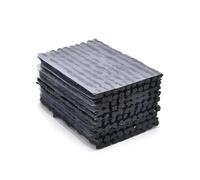 JNNJ 100Pcs Tyre Repair Plug Rubber Strings, Puncture Repair Seal Strips, Tubeless Wheel Recovery Refills, Tyre Puncture Repair Strings Black, Sealing Strips for Repairing Car Tyres for Motorcycle