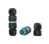 JNNJ 2 Pieces Junction Box Cable Sleeve, IP68 Waterproof Cable Connector, Garden Cable Sleeve Connecting Box, 3-Pole Outdoor Earth Cables Junction Box, Junction Boxes for Car, Garden, Outdoor, Ground