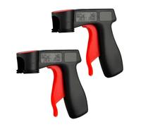 JNNJ 2 Pieces Paint Can Handle Gun Original Pistol Grip, Car Grip Trigger Aerosol Handle for Car Thermal Paint, Plastic Car Maintenance Tool Aerosol Handle, Auto Accessorymisc(Black)