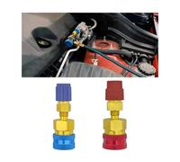 JNNJ 2 Pieces R1234YF Quick Coupler Adapters for R134a AC Charging Hose