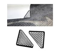JNNJ 2Pcs Car Door Corner Anti-Scratch Cover, PVC Car Side Door Corners Protector, Auto Door Corner Anti-Collision Rubber Guard, Universal Vehicles Front Doors Corners Decorative Guard Cover(Silver)