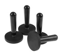 JNNJ 4-Piece Car Vinyl Wrap Magnets, Black, Magnetic Holders for Car Wrapping Vinyl, Crafts, Sign Making, Window Tinting