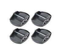 JNNJ 4 Pieces Caravan Jack Pad, Caravan Jack Pad Stable Level Support, Heavy Duty Caravan Feet Pads Prevent Sinking, Campervan Feet Pads to Stabilise Prevents the Leg Sinking into Soft Ground