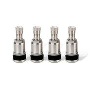 JNNJ 4 Pieces Metal Valve Stems - Outer Mount Tire Replacement for Car, Truck, Motorcycle, ATV, Lawn Mowers, Go-Karts, Boat Trailers, Hot Rods