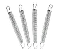 JNNJ 4 Pieces Tension Spring with Double Hook, Caravan Steel Tension Spring for Tent, Extended Tension Spring Wire Diameter 2.5mm, For Automobile, Tricycle, Bicycle, Motorbike, And Many Other Uses