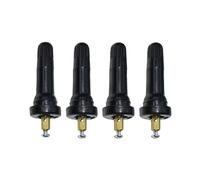 JNNJ 4 Pieces TPMS Valve Stem, Car TPMS Wheel Snap in Tyre Valve, Car Rubber TPMS Tyre Valve Stem, Anti-explosion Mouth Tire Pressure Monitoring System Sensor(90°right angle trimming)