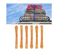 JNNJ 6 Pieces Soft Loops Tie down Straps, Motorcycle Bike Lashing Lashing Loops Soft Tie down Straps, Loading Loops Breaking Resistance Straps for Safe Trailering Motorcycle Dirt Bike ATV(Orange)