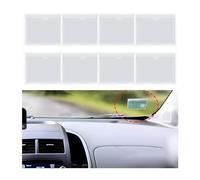 JNNJ 8 PCS Car Parking Permit Clip, Automotive Parking Licence Self-Adhesive Business Card Pockets, Car Tax Disc Holders Card Holder, Transparent Credit Card Case for ID Cards and Passports