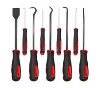 JNNJ 9 Pieces Precision Pick and Hook Set, Universal Needle Hook Scraper Set, O-Ring Seal Disassembly Tool, Car Oil Rings Seal Disassembly Hook Tool for Removal Installation of O Rings Seals Bushes