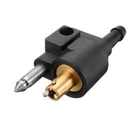 JNNJ Boat Engine Fuel Line Connector Joint Comp Fitting, 6mm Male Connector Fittings for Outboard Motor Fuel Tank Hose Pipe, Fuel Tank Plug Pipe Fitting Joint Fit for Outboard, Mount on Engine