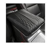 JNNJ Car Armrest Box Height Increase Support Pad, Memory Foam Microfiber Leather Elbow Comfort Booster Pad, Center Console Waterproof Cushion Pillow, Soft Auto Arm Rest Protector Cover(Black)