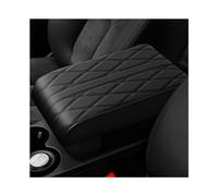 JNNJ Car Centre Armrest Pad, Leather Car Armrest Box Pad, Waterproof Car Armrest Seat Box Cover Protection, Universal Cars Interior Arm Rest Accessories for Most Vehicles, Truck(Black)