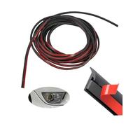 JNNJ Car Door Gasket Rubber Seal, Car Weather Stripping with Adhesives, 5m Car Door Edge Protector T-Edge Rubber Seal Weatherstrip, For Cars Window Soundproof Noise Insulation Sealing(8mm)