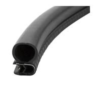 JNNJ Car Door Seal Strip, PVC, Black, 6M, Universal, Weatherproof, Soundproof, Car Door Edge Protector
