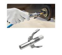 JNNJ Car Grease Gun Mouthpiece, Car Double Handle Grease Gun Tips Quick Lock and Release, High Pressure System Grease Gun Nipples 10000 Psi, Lock Clamp Type Nozzle Fits All Types of Lubricating Guns