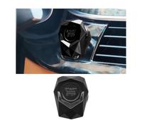 JNNJ Car Start Button Protective Metal Cover, Car Engine Ignition Button Alloy Cover, Universal Ignition Push Switch Decoratin Cap, Auto Interior Accessories Engine Starter Stopper Sticker(Black)