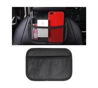JNNJ Car Storage Organizer Net, Self-Adhesive Phone Storage Mesh Bag for Vehicles, Universal Mini Elastic Net Rack Multifunctional