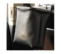 JNNJ Car Trash Can, Leak-Proof Garbage Bin with Lid, Hanging Trash Storage Bag for Auto Seat Headrest, Multipurpose Waterproof PU Leather Collapsible Vehicle Dustbin with Hook