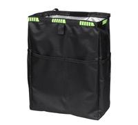 JNNJ Car Trash Can, Waterproof Oxford Cloth Hanging Automotive Trash Bin, No-Leak Large Capacity Litter Storage Garbage Can, Car Trash Bin with Elastic Net Bag, Universal for Truck, Pickup