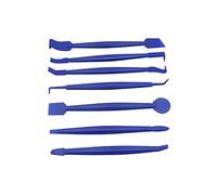 JNNJ Car Wrapping Vinyl Tool Kit, Set of 7 Window Film Tint Miniature Squeegee, Auto Wrap Edge Trimming Stick, Curves Slot Corner Installing Tool for Vehicle Wraps and Stickers(Blue)