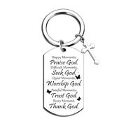 JNNJ Drive Safe Keychain Gift, Personalised Keyring Presents for Women, Keyring Presents for Boyfriend Husband, Drivers Gifts Drive Safe Keychain Gifts for Son Daughter